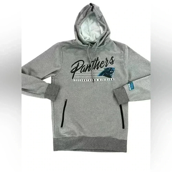NFL Team Apparel Carolina Panthers Hoodie Sweatshirt Size Small - Picture 1 of 6